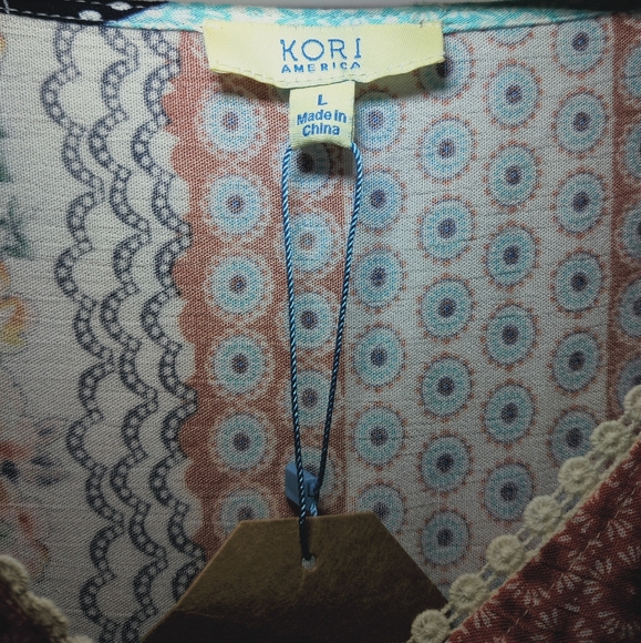 Kori Long Sleeve Floral Lace Boho Dress - Picture 5 of 10